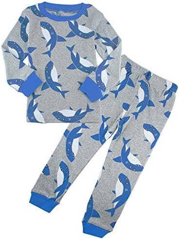 ZFBOZS Boys Pajamas Kids PJs Sets Toddler Cotton Sleepwears for Children Size 3-8