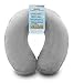 Crafty World Travel Neck Pillow Washable Cover Comfortable Memory Foam Airplane Travel Accessories Essentials Plane Neck Support Pillow for Neck Pain Relief and Sleeping Grey