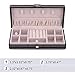 Kendal Portable Brown Leather Jewelry Box Case Storage Organizer LJC01BN