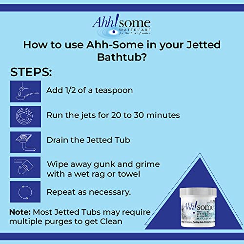 Ahh-Some ??? Hot Tub Cleaner, Clean Pipes & Jets Gunk Build Up, Clear ...