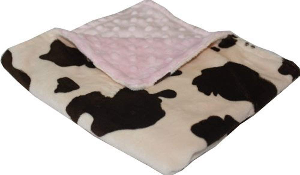 cow print baby blanket