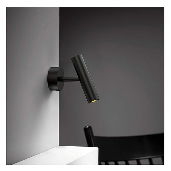 Mufasa Black Body LED Spot Light/Focus Light/Torch Light (for Wall or Ceiling Mount) 6500k (Cool White) 6W