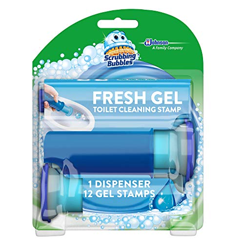 Scrubbing Bubbles Fresh Gel Toilet Cleaning Stamp, Rainshower