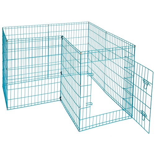 Idealchoiceproduct Pet Playpen Pet Pen Folding Wire Dog Exercise