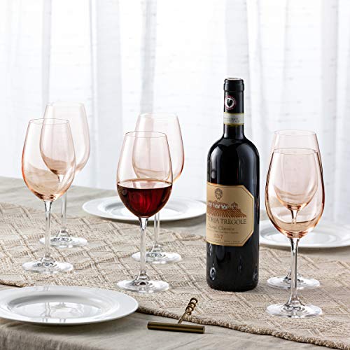 Godinger Wine Glasses, Stemmed Wine Glass Goblet Beverage Cups