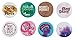Feminist Button Pins in 8 Designs, Pinback Buttons for Women (2.25 in, 24-Pack)