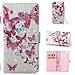 Firefish Huawei P10 Lite Case, [3D Painting] [Card Slots] PU Leather Wallet Case [Wrist Strap][Slim Fit] Kickstand Feature Full-Body Anti-Scratch Card Holder Case for Huawei P10 Lite-Butterfly Group
