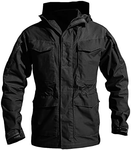Stylein Men's Military Mulit-Pockets MD-Long Tactical Field Jacket