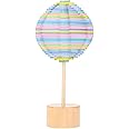 Wood Spin Rotating Lollipop Toy - Macaron Color Stress Relief Fidget Spinner For Kids & Adults