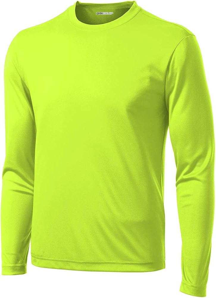 DRI-Equip Long Sleeve Moisture Wicking Athletic Shirts: Clothing