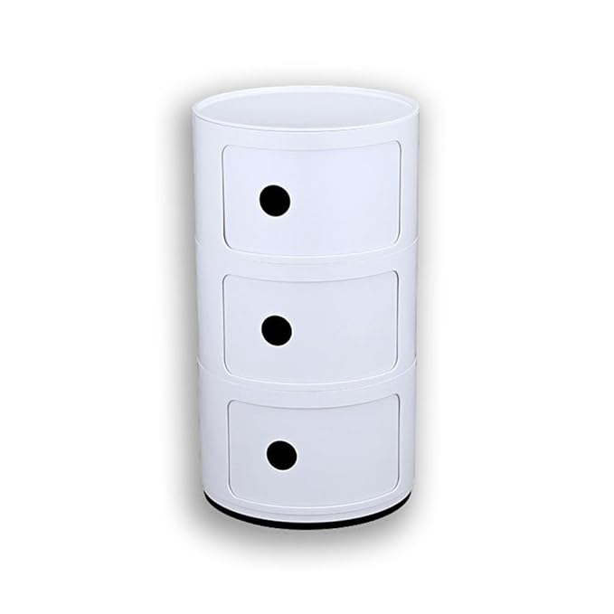 G Round Bedside Table Can Stack Multi Function Storage Cabinet