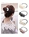 Twdrer 8Pcs Plastic Hair Rope,Pearls Beads Hair Band Hair Headband Ponytail Holder, Hair Accessories For Girl Women