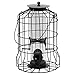 FORUP Caged Tube Feeder, Squirrel Proof Wild Bird Feeder, Outdoor Birdfeeder with Large Metal Seed Guard Deterrent for Large Birds