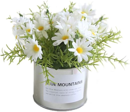 Clispeed - Marguerita artificial de flores artificiales para decoración