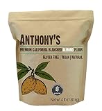Anthony's Blanched Gluten Free Almond Flour, 4lbs, Gluten Free & Non GMO, Keto Friendly