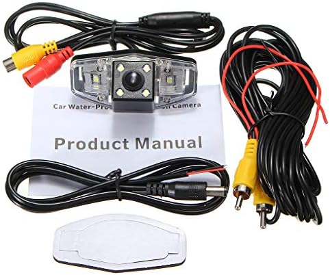 Dpolrs Night Vision 170°Rear View Parking Backup Camera Replacement for Honda Accord Pilot Civic Acura
