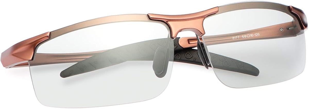 Polarized Photochromic Outdoor Sports Driving Sunglasses For Men Women UV400 at  Men’s Clothing store