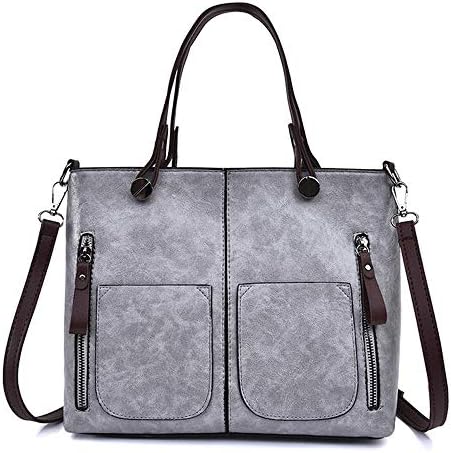 Mynos Womens Handbag Shoulder Bags for Women PU Leather Tote Bag Vintage Crossbody Bag