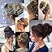 Hair Bun Extensions Scrunchies Hair Pieces for Women Messy Hair Donut Updo Ponytail