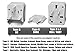 Universal Power Adapter Plug by Imperial Design+ - All-In-One Power Plug Adapter Fits Wall AC Adaptor Outlets in US, EU, AU, UK and More, SGS, CE Approved - SP200C