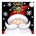 BENBO Christmas Santa Claus DIY Full Drill 5D Diamond Painting Kit Cross Stitch Round Rhinestone Embroidery Arts Craft for Home Wall Decor, 15.8In x 15.8In