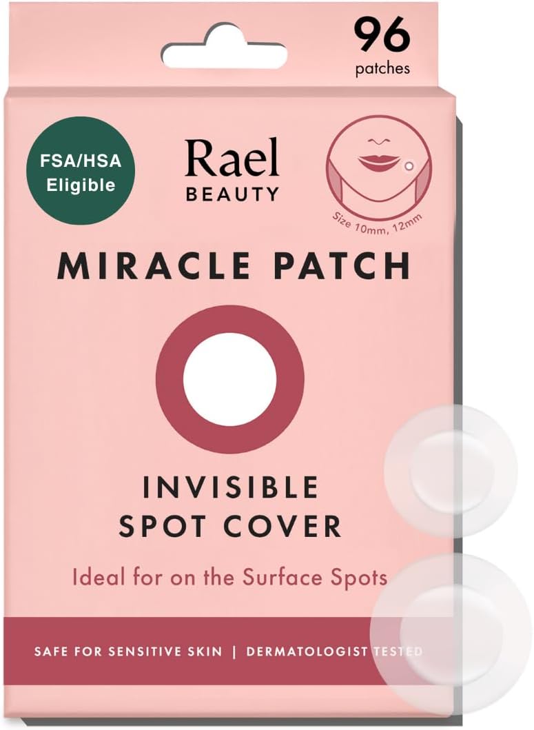 Rael Miracle Invisible Hydrocolloid Spot Patches (96 Count)
