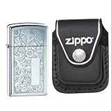 Zippo 1652 Slim Venetian Patterned High Polish