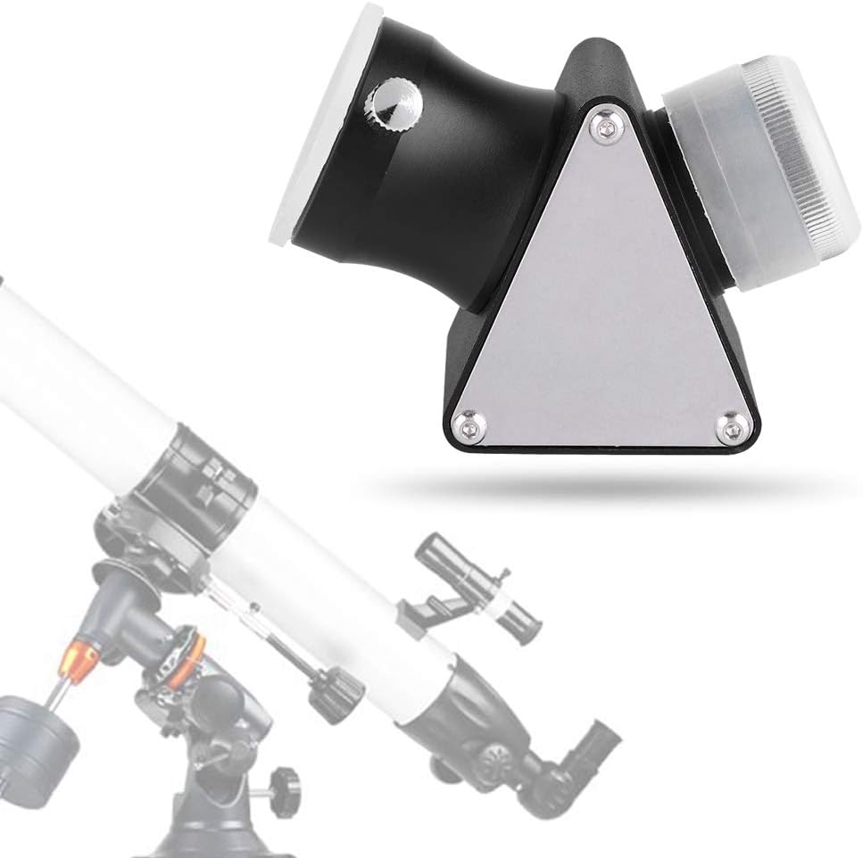 Diagonal Mirror, 1.25 Inch 45 Degree Diagonal Adapter Erect Image