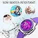 My-Watch Girls Digital Watch Sport Waterproof Kids Outdoor Stopwatch LED Luminescent Wrist Watches (Purple)
