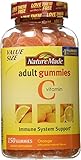 Nature Made Adult Gummies Vitamin C, Orange Flavors, 150 G