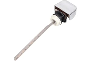TOPBATHY Toilet Tank Flush Lever Handle Replacement Universal Front Mount with Nut Lock Fits for Universal Most Toilets