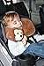 Alphabetz Monkey Baby Pillow Head and Neck Support Travel Pillow, Brown