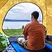 Foxelli Self Inflating Sleeping Pad for Camping, Backpacking, Hiking, Insulated Foam Lightweight Camping Mat, Inflatable Camp Mattress with Pillow