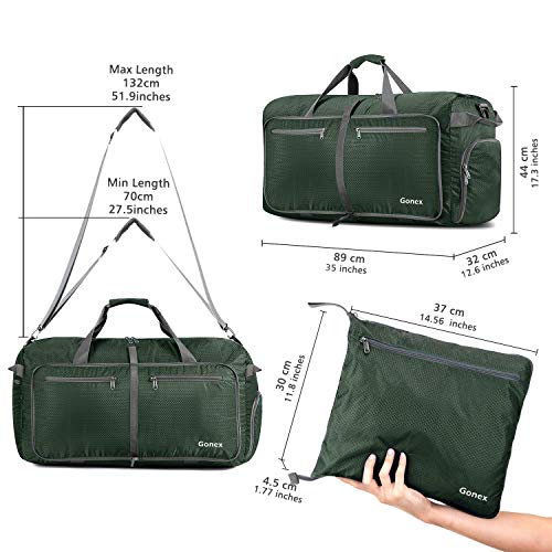 Gonex 150L Extra Large Duffle Bag, Packable Travel Luggage Shopping XL