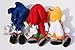 FiraDesign Sonic Plush The Hedgehog 8.2 Inch / 20cm Sonic Tails Knuckles 3pcs Doll Stuffed Animals Figure Soft Anime Collection Toy