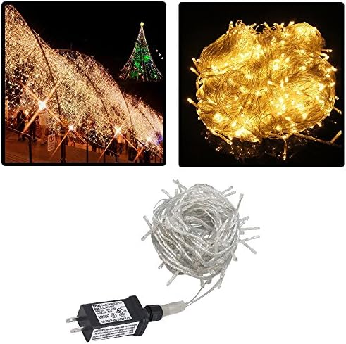 Thegood88 500LED 100M Warm White String Fairy Lights Party Decor TG0426