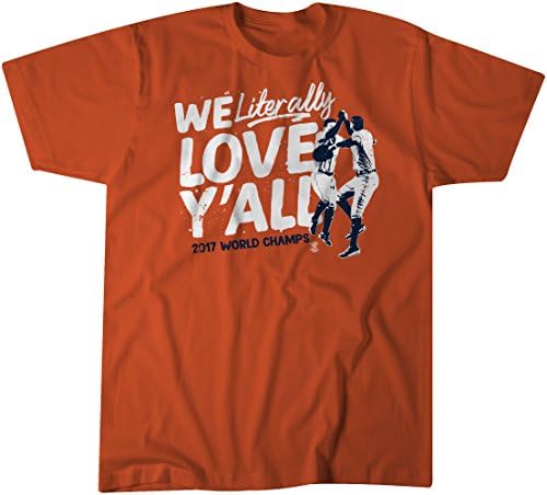 MLB Houston Astros Unisex-Adult Love Y'all, Small, Orange