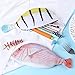 4pcs Creative Fish Shape Pencil case Cute Cloth Pencil Bag