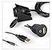 XTRONS® Car Dashboard Flush Mount USB 2.0 3.5mm AUX Socket Extension Lead Panel Cable