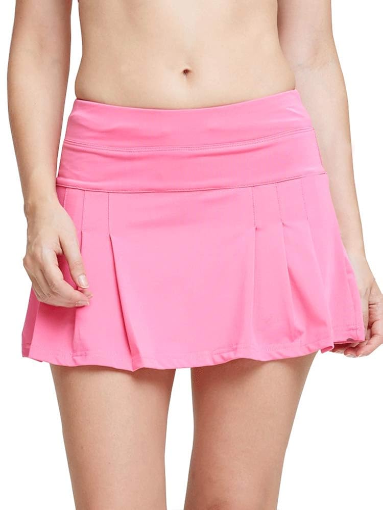 Women's Active Athletic Skort with Pocket Lightweight Skirt with Inner Shorts Perfect for Running Tennis Golf Workout