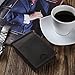 Rachiba Leather Bifold Wallet With Money Clip-Dark-Brown Genuine Leather Wallet