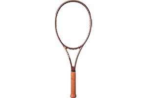 Wilson Pro Staff 97L V14 Performance Tennis Rackets, Strung with Sensation 16 Natural at Mid Range Tension