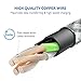 Lightning Cable, Bestronic iPhone Charger 3Pack 10FT Ultra Long Nylon Braided USB Cable Cord Compatible with iPhone7 7Plus 6s 6sPlus 6 6Plus 5 5s 5c SE iPad iPod & More (Grey&White)
