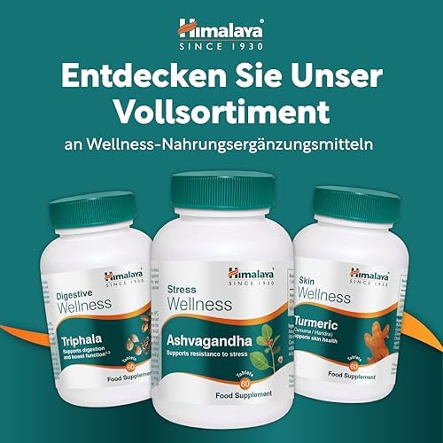Stress Wellness Ashwagandha Wurzelextrakt 500 mg, 60 Tabletten (30 Tage) – Adaptogenes Nahrungsergänzungsmittel für Stressabbau, Energie und Entspannung. Vegane ayurvedische Formel