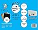 Craftables Flocked HTV Basics Pack - Fuzzy Flock Suede Heat Transfer Vinyl for Cricut and Silhouette Cameo - Furry HTV (7 Sheets)