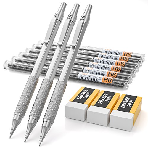 Nicpro 12 pcs mechanical pencils set, metal automatic drafting pe…