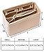 HEALTHLOVE Felt Insert Bag Organizer Purse Organizer Include Zipper Purse for Handbag Choice 3 Size (Small, Camel)