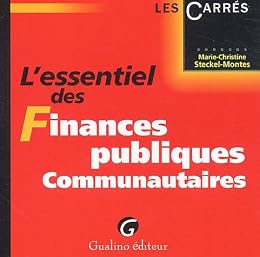 L' essentiel des finances publiques communautaires