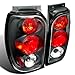 SPEC-D TUNING Black Housing Tail Lights Compatible with 1998-2001 Ford Explorer, Mercury Mountaineer, Left + Right Pair Assembly