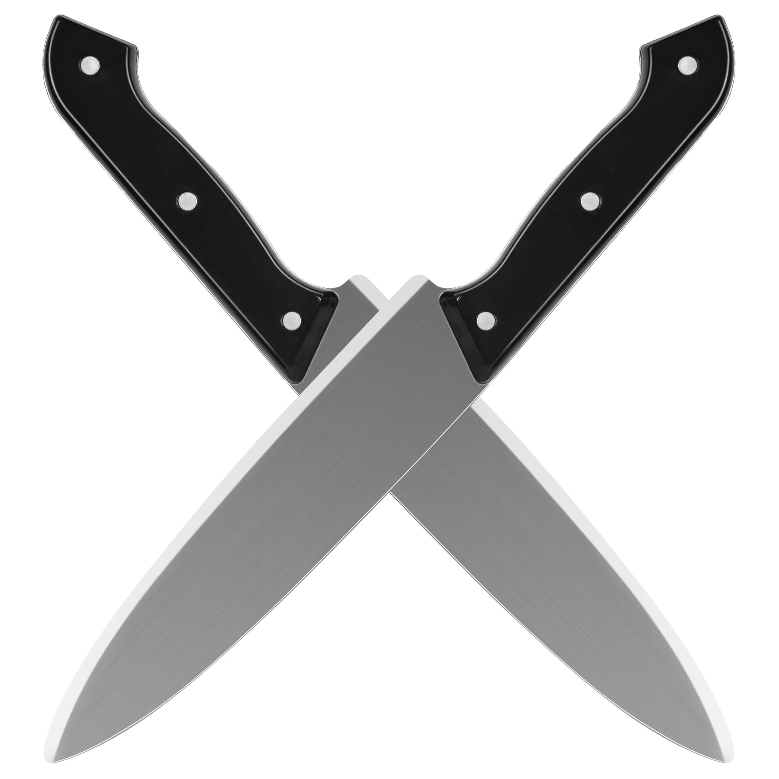 Photo 1 of HTZNHXT 2Pcs Halloween Knife Prop, Butcher Kills Fake Knife for Costume, Plastic Classic Horror Accessory for Movie